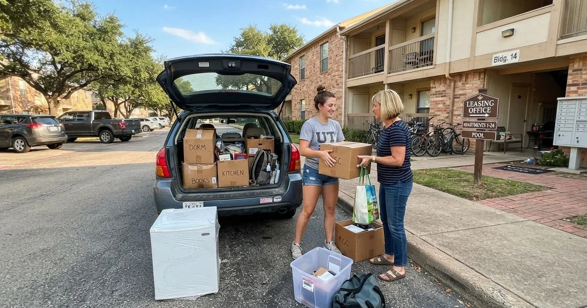 Moving your college student into their first Dallas apartment